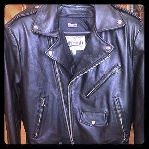 Motorcycle leathers jacket & chaps